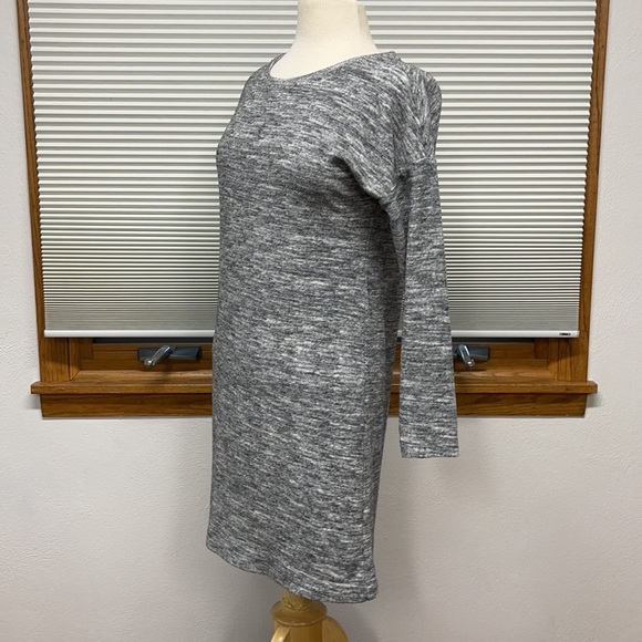 Lou & Grey Heathered Gray Super Soft Terry Dress Size XS - Picture 8 of 10